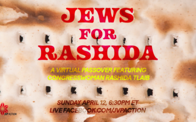 Jews and allies celebrate Passover with Rep Rashida Tlaib